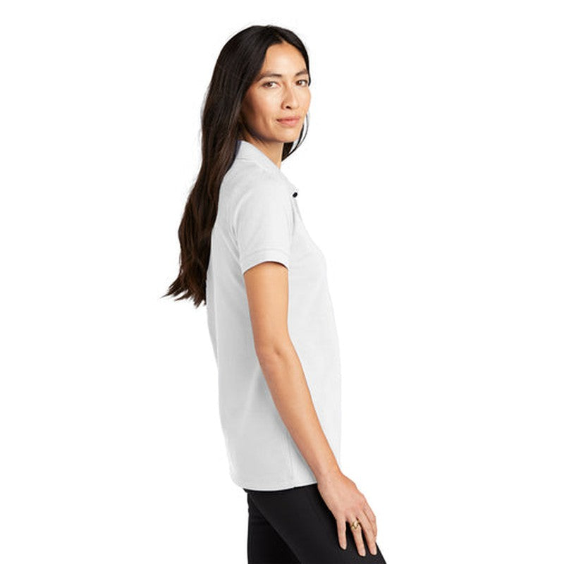 LINCOLN TECH - Mercer+Mettle® Women’s Stretch Heavyweight Pique Polo - White