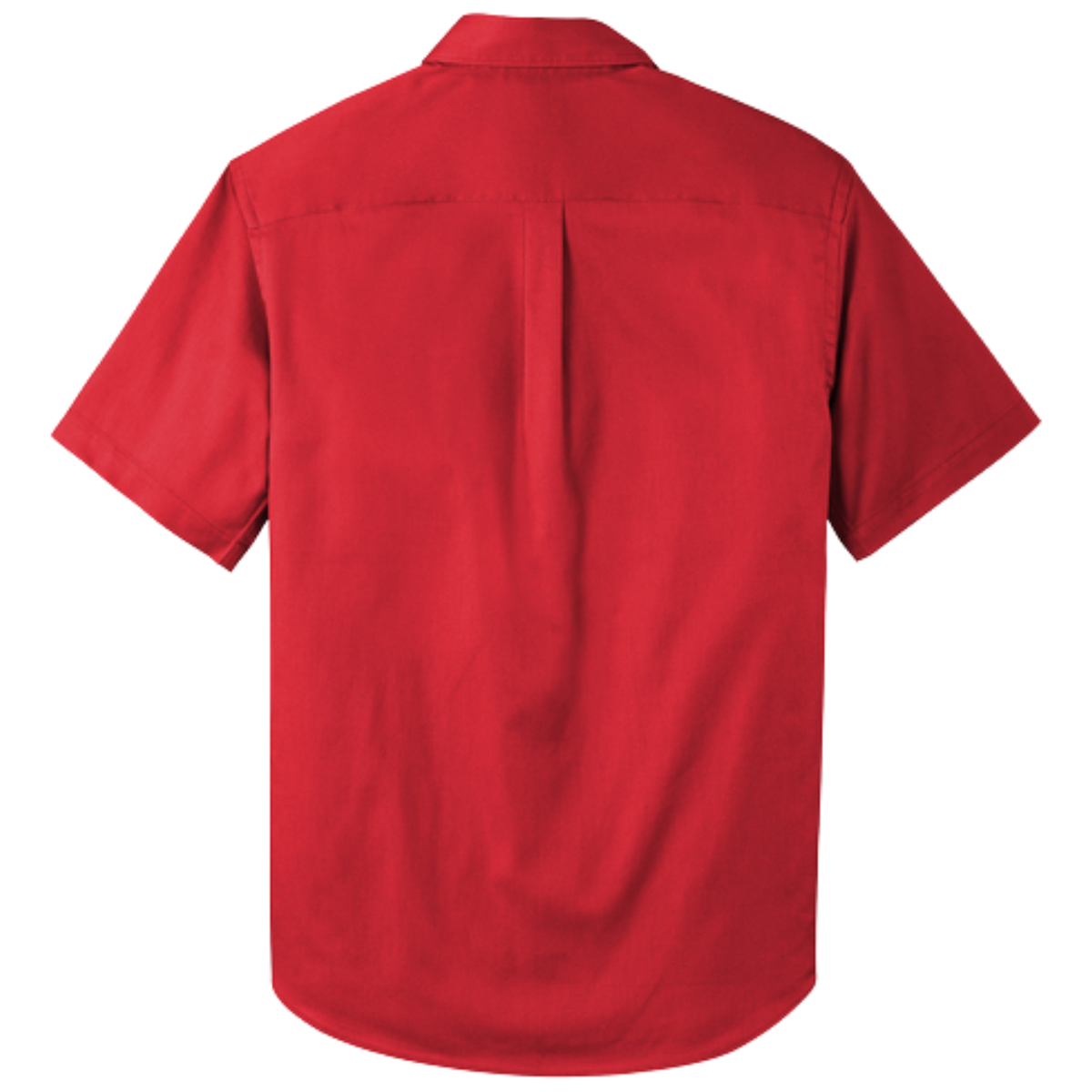 LINCOLN TECH MEN'S Short Sleeve SuperPro React™ Twill Shirt - Rich Red