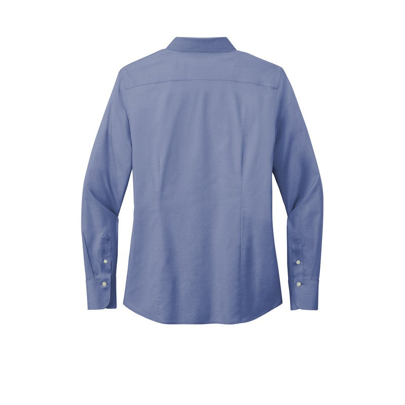 LINCOLN TECH Brooks Brothers® Women’s Wrinkle-Free Stretch Pinpoint Shirt - Cobalt Blue