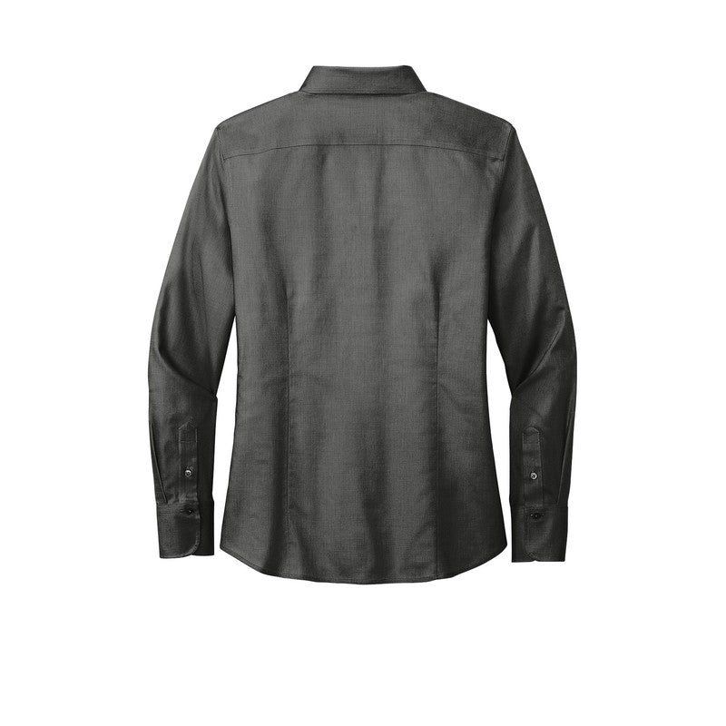 LINCOLN TECH Brooks Brothers® Women’s Wrinkle-Free Stretch Nailhead Shirt - Deep Black