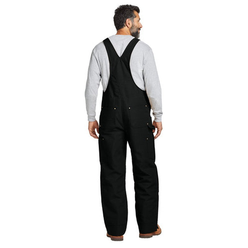 LINCOLN TECH - Carhartt® Firm Duck Insulated Bib Overalls - Black