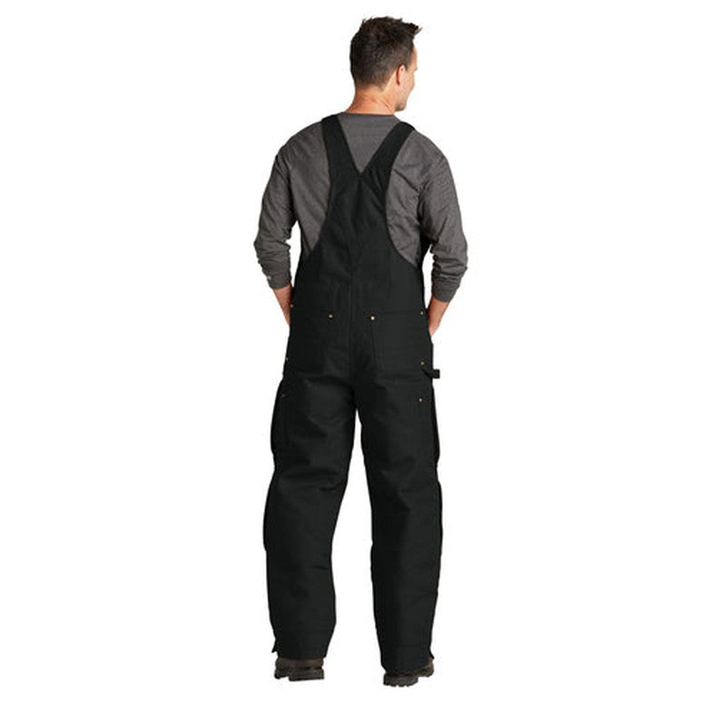 LINCOLN TECH - Carhartt® Short Firm Duck Insulated Bib Overalls - Black