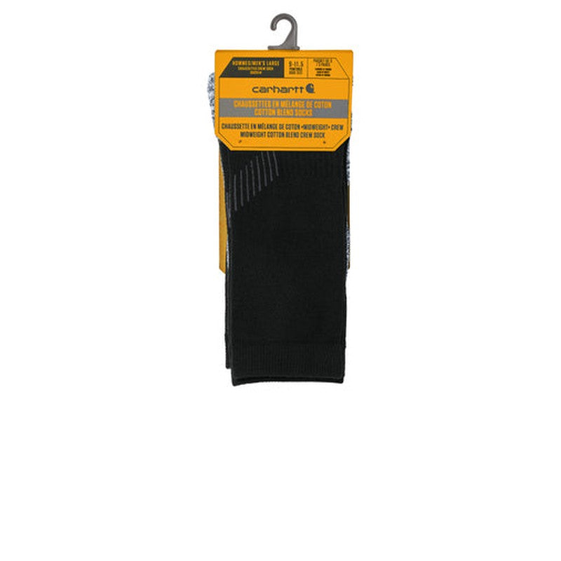 LINCOLN TECH - Carhartt Force® Midweight Crew Sock (3-Pack) - Black