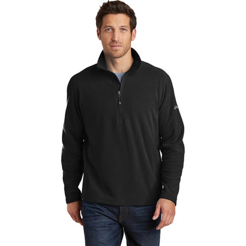 LINCOLN TECH - Eddie Bauer®1/2-Zip Microfleece Jacket - Black