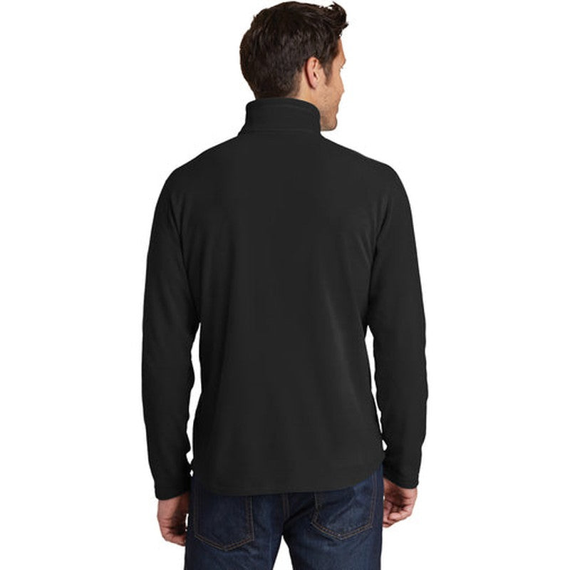 LINCOLN TECH - Eddie Bauer®1/2-Zip Microfleece Jacket - Black