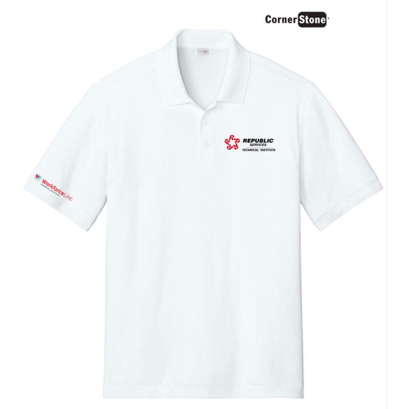 REPUBLIC SERVICES WORKFORCE CornerStone® Workwear Pro Polo - White
