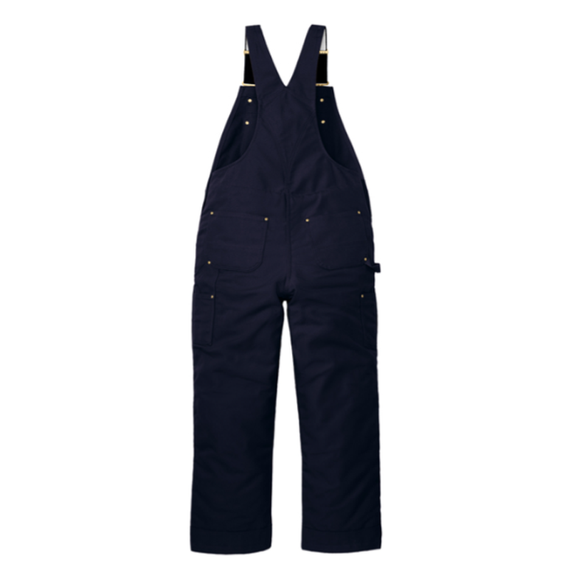 LINCOLN TECH - Carhartt® Firm Duck Insulated Bib Overalls - Navy
