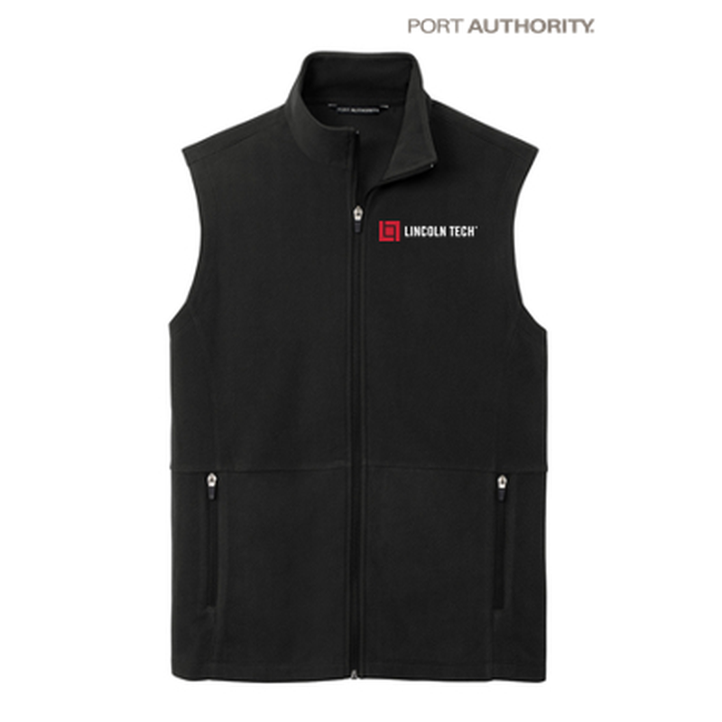 LINCOLN TECH VVVV- Port Authority® Accord Microfleece Vest - Black