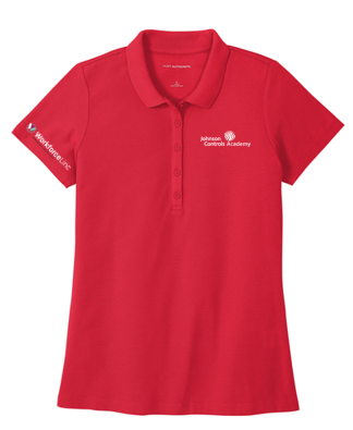 JOHNSON CONTROLS WORKFORCE LADIES SuperPro React ™ Polo - RED