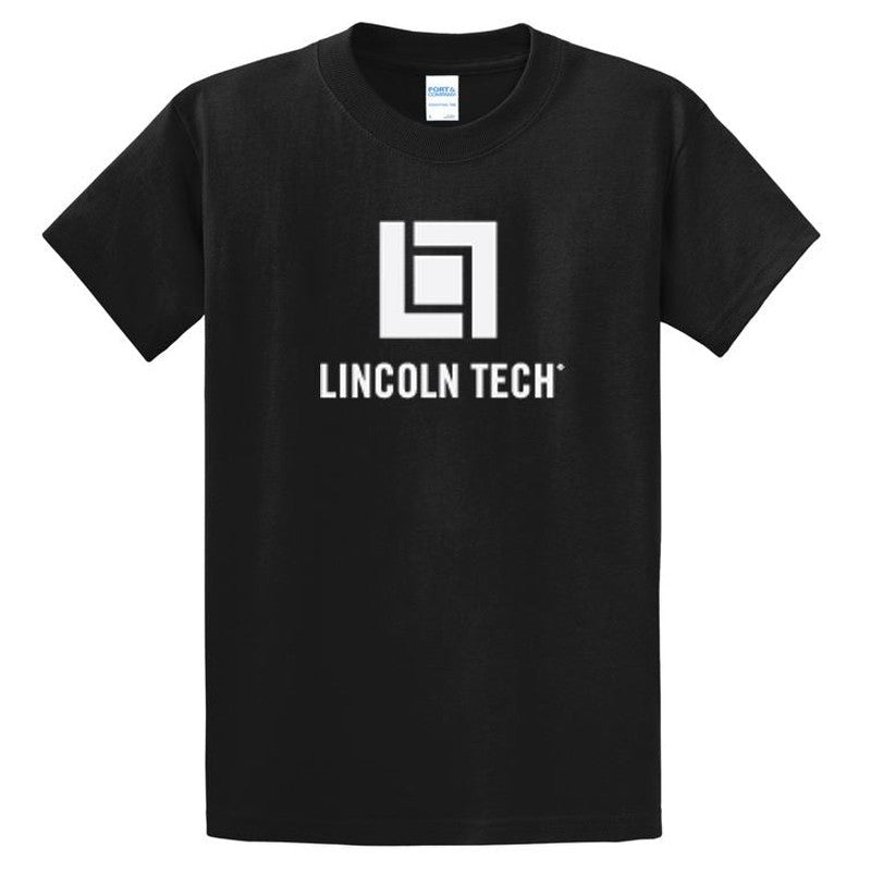 LINCOLN TECH Short Sleeve Essential Tee - BLACK