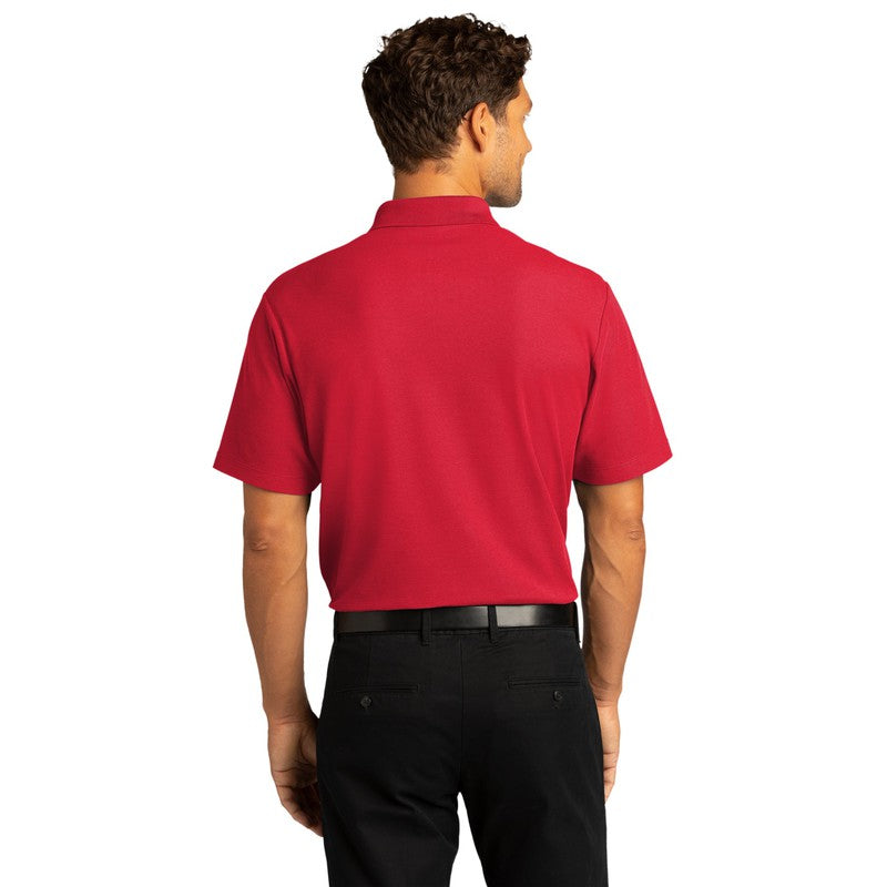 LINCOLN TECH MEN'S SuperPro React ™ Polo - RICH RED