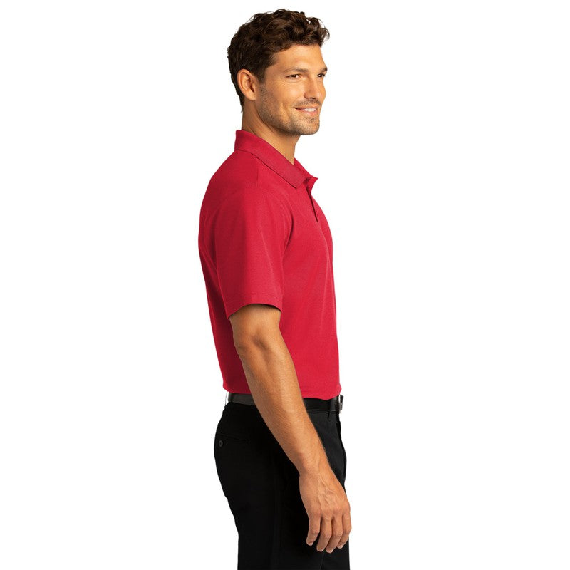 LINCOLN TECH MEN'S SuperPro React ™ Polo - RICH RED