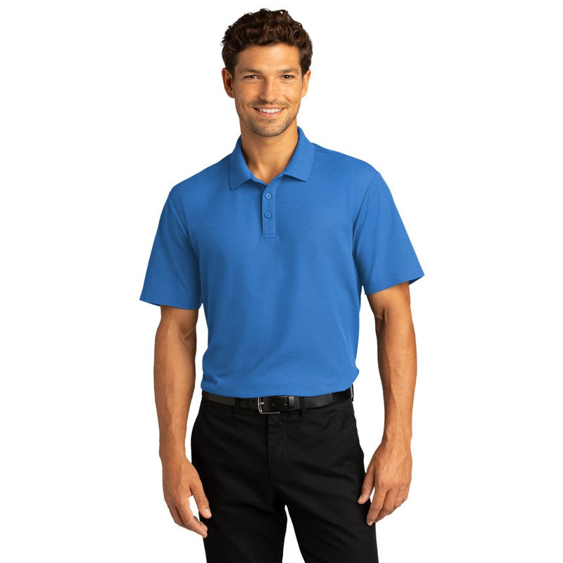 LINCOLN TECH MEN'S SuperPro React ™ Polo - STRONG BLUE