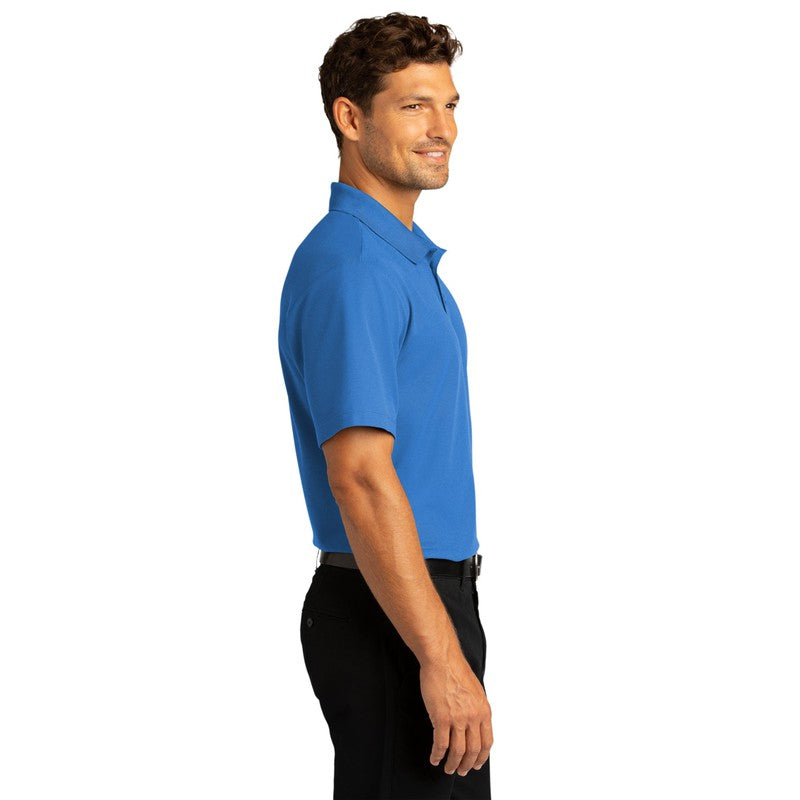 LINCOLN TECH MEN'S SuperPro React ™ Polo - STRONG BLUE