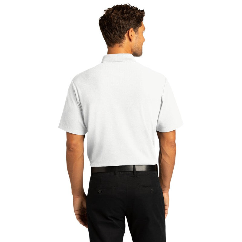 LINCOLN TECH MEN'S SuperPro React ™ Polo - WHITE