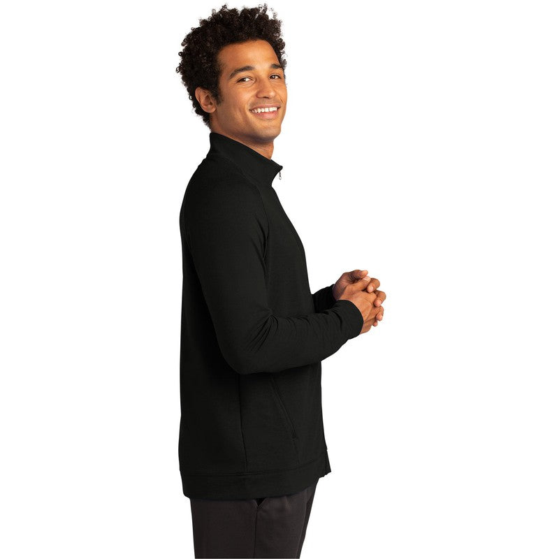 LINCOLN TECH Sport-Tek ® Sport-Wick ® Flex Fleece Full-Zip - Black