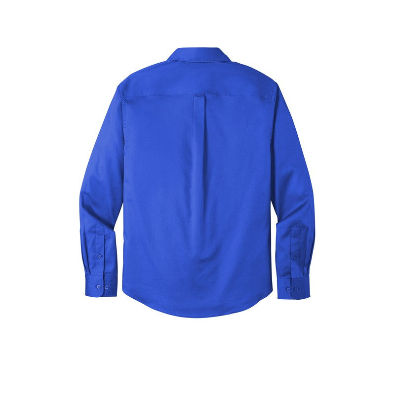 LINCOLN TECH MEN'S Long Sleeve SuperPro React™ Twill Shirt - True Royal