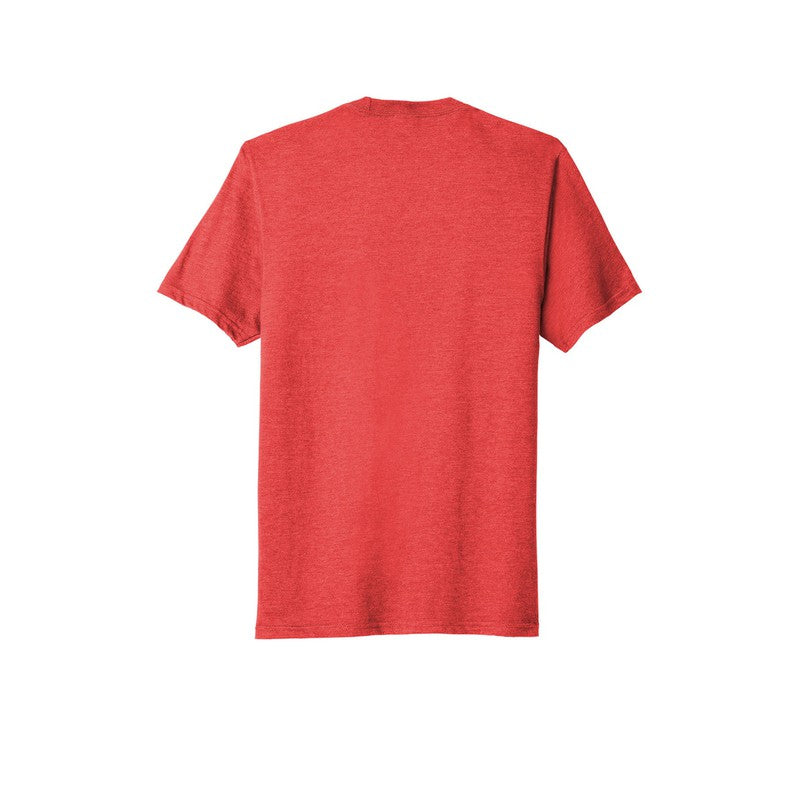 LINCOLN TECH MEN'S Tri-Blend Horizontal Tee - Bright Red Heather