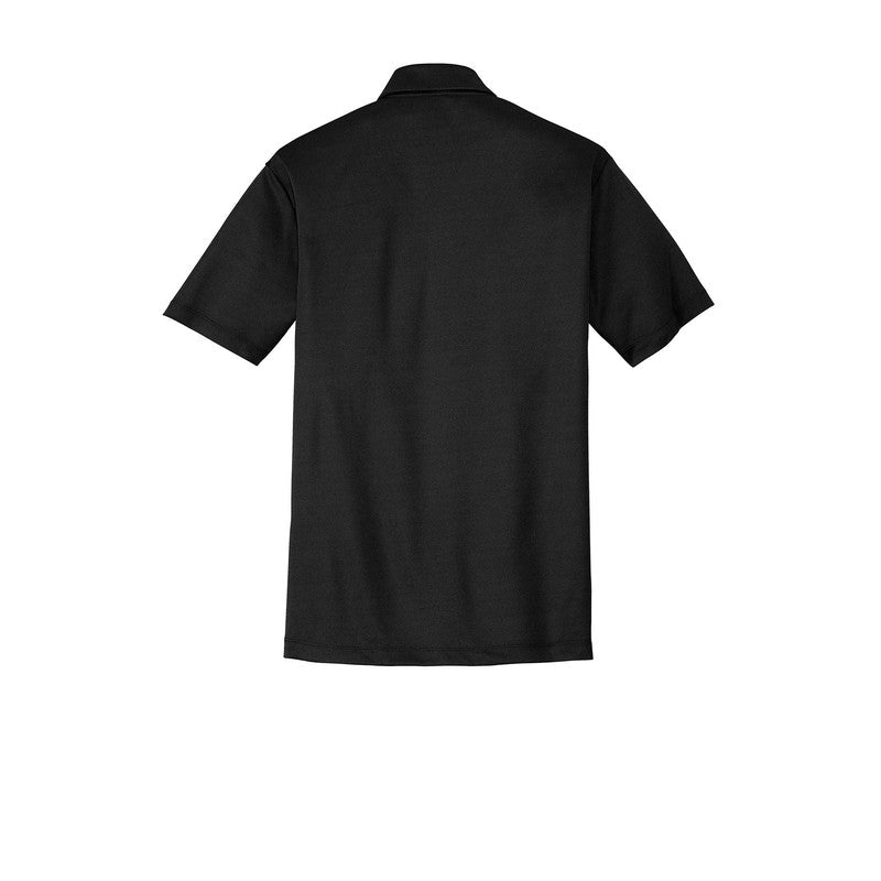 LINCOLN TECH Short Sleeve Performance Polo - Black