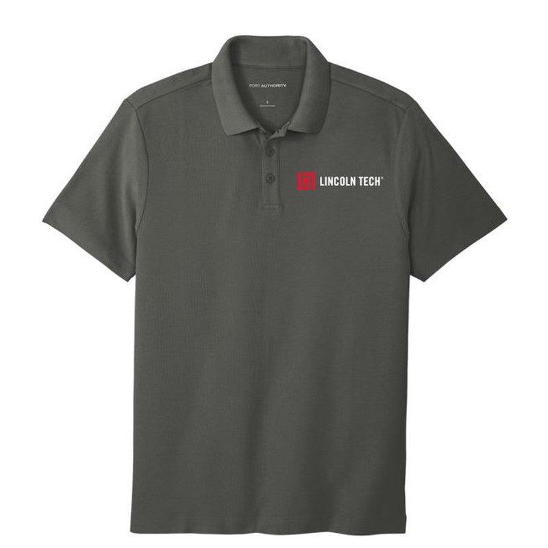 LINCOLN TECH MEN'S SuperPro React ™ Polo - Storm Grey