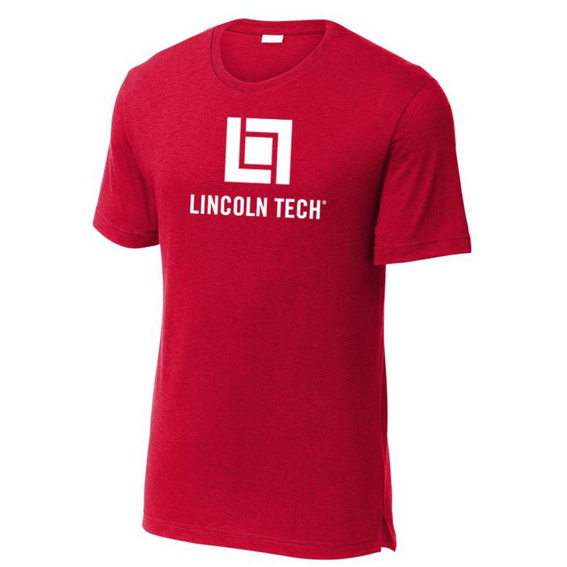 LINCOLN TECH MEN'S Strive Tee - Deep Red