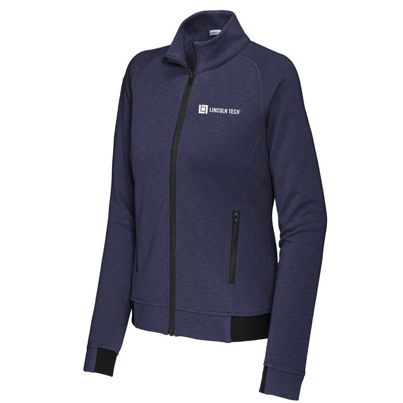 LINCOLN TECH Sport-Tek® Ladies Strive Full-Zip - True Navy