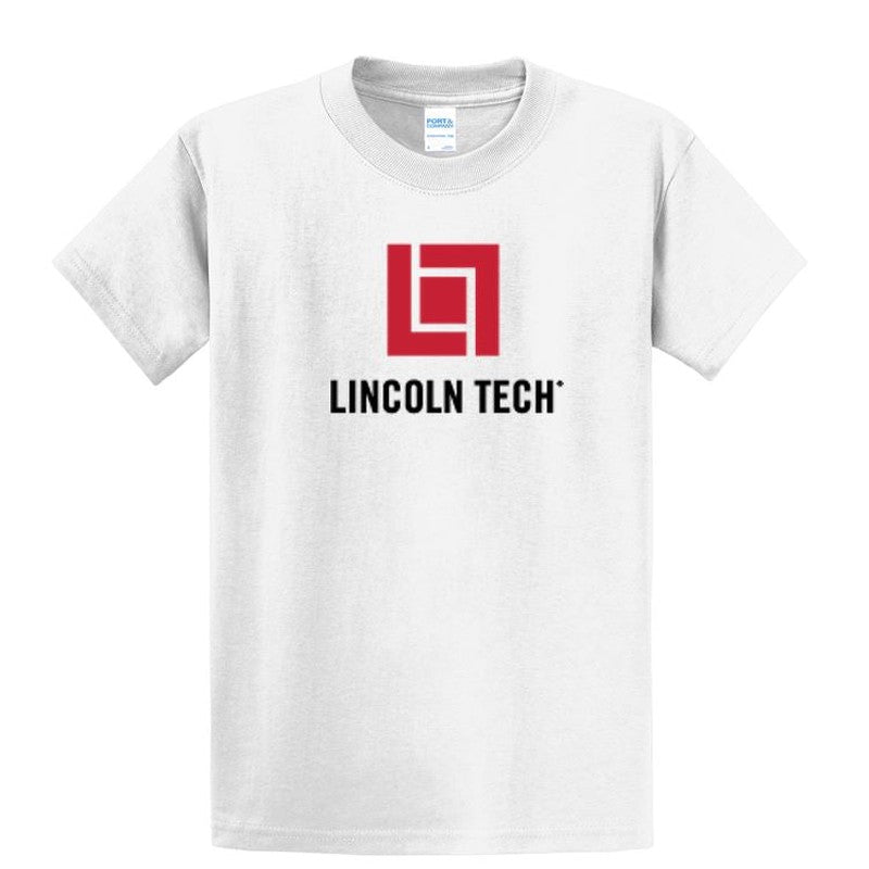 LINCOLN TECH Short Sleeve Essential Tee - WHITE