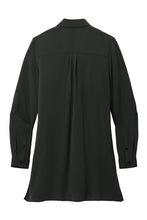 Load image into Gallery viewer, EUPHORIA Port Authority® Ladies Textured Crepe Long Tunic - Graphite
