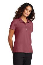 Load image into Gallery viewer, EUPHORIA Mercer+Mettle™ Women’s Stretch Pique Polo - Rosewood
