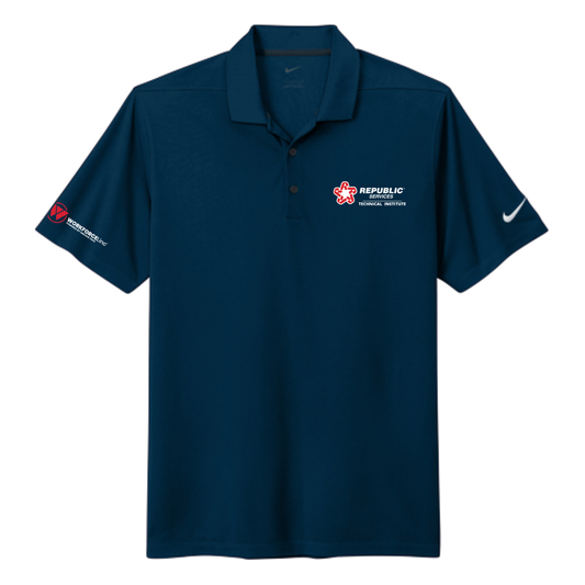 REPUBLIC SERVICES WORKFORCE Nike Dri-FIT Micro Pique 2.0 Polo - Navy