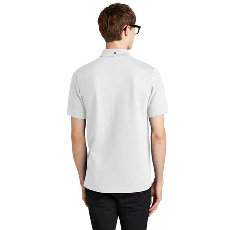 NEW LINCOLNTECH - Mercer+Mettle® Stretch Heavyweight Pique Polo - White