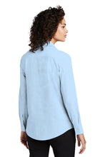 Load image into Gallery viewer, EUPHORIA Mercer+Mettle™ Women’s Long Sleeve Stretch Woven Shirt - Air Blue End On End
