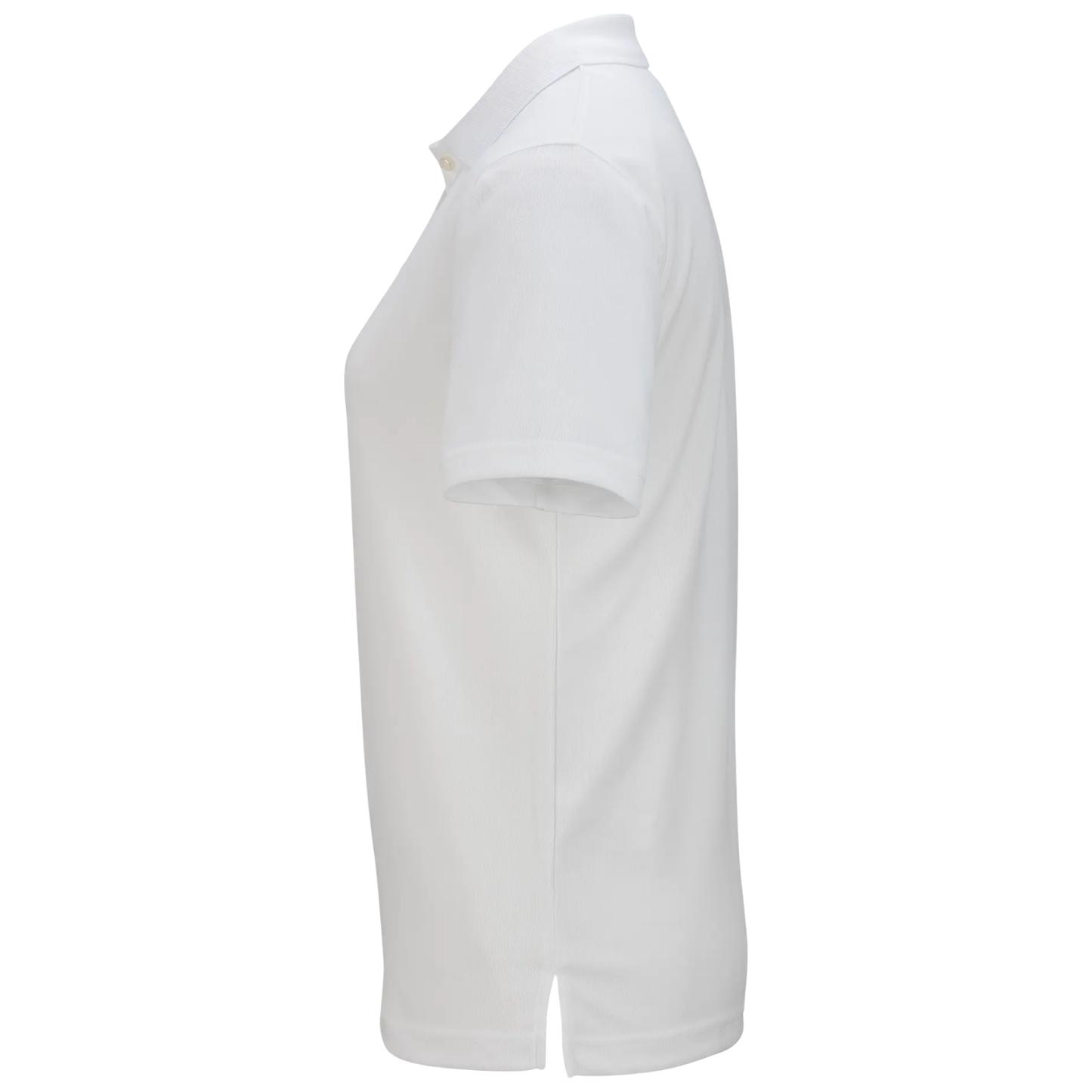 LINCOLN TECH Hi Performance Mesh Ladies Polo - White