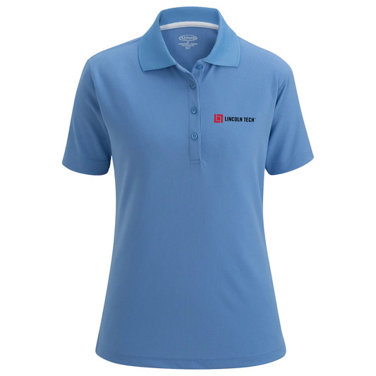 LINCOLN TECH Hi Performance Mesh Ladies Polo - Ceil