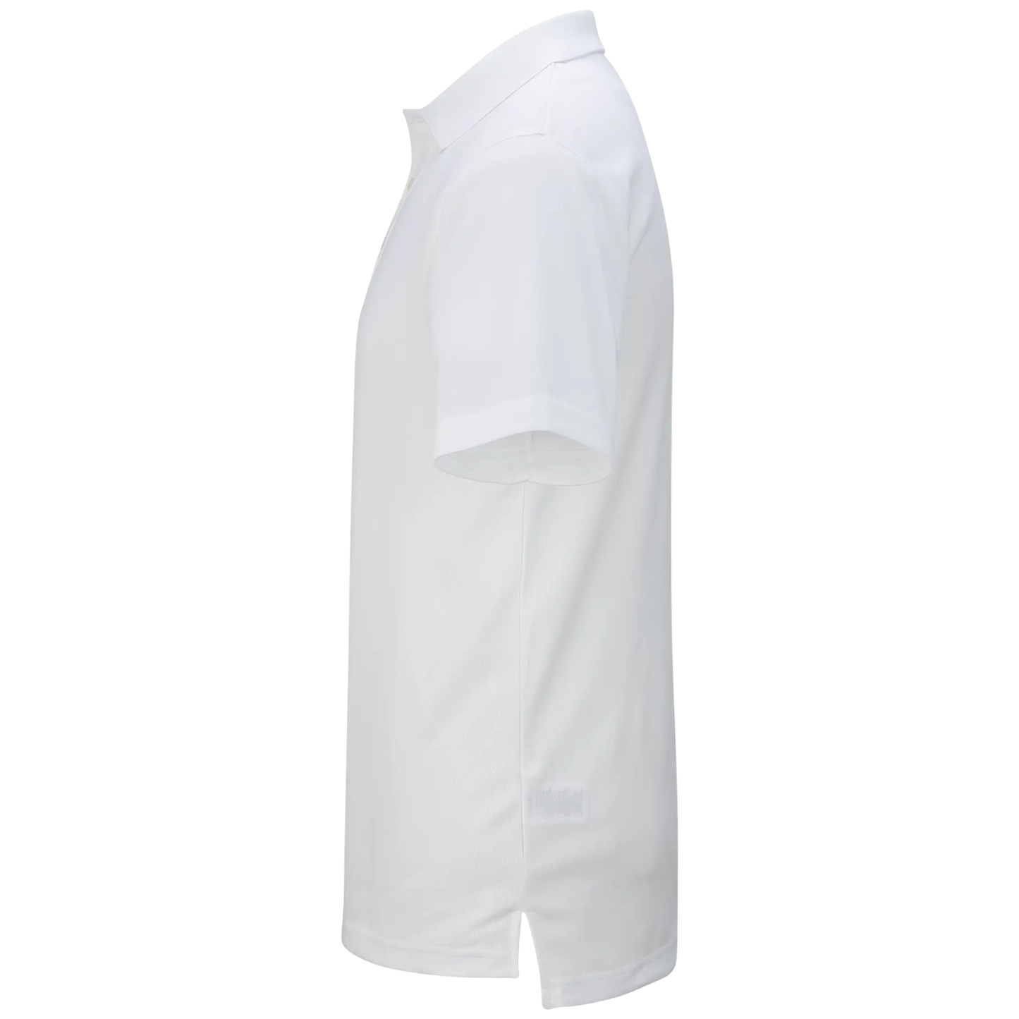 LINCOLN TECH Hi Performance Mesh Men's Polo - White