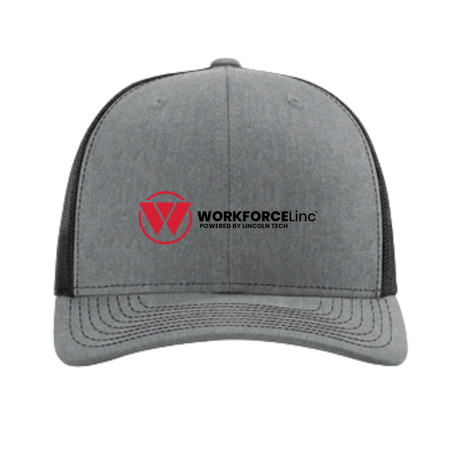 WORKFORCE RICHARDSON TRUCKER CAP - Heather Grey/Black