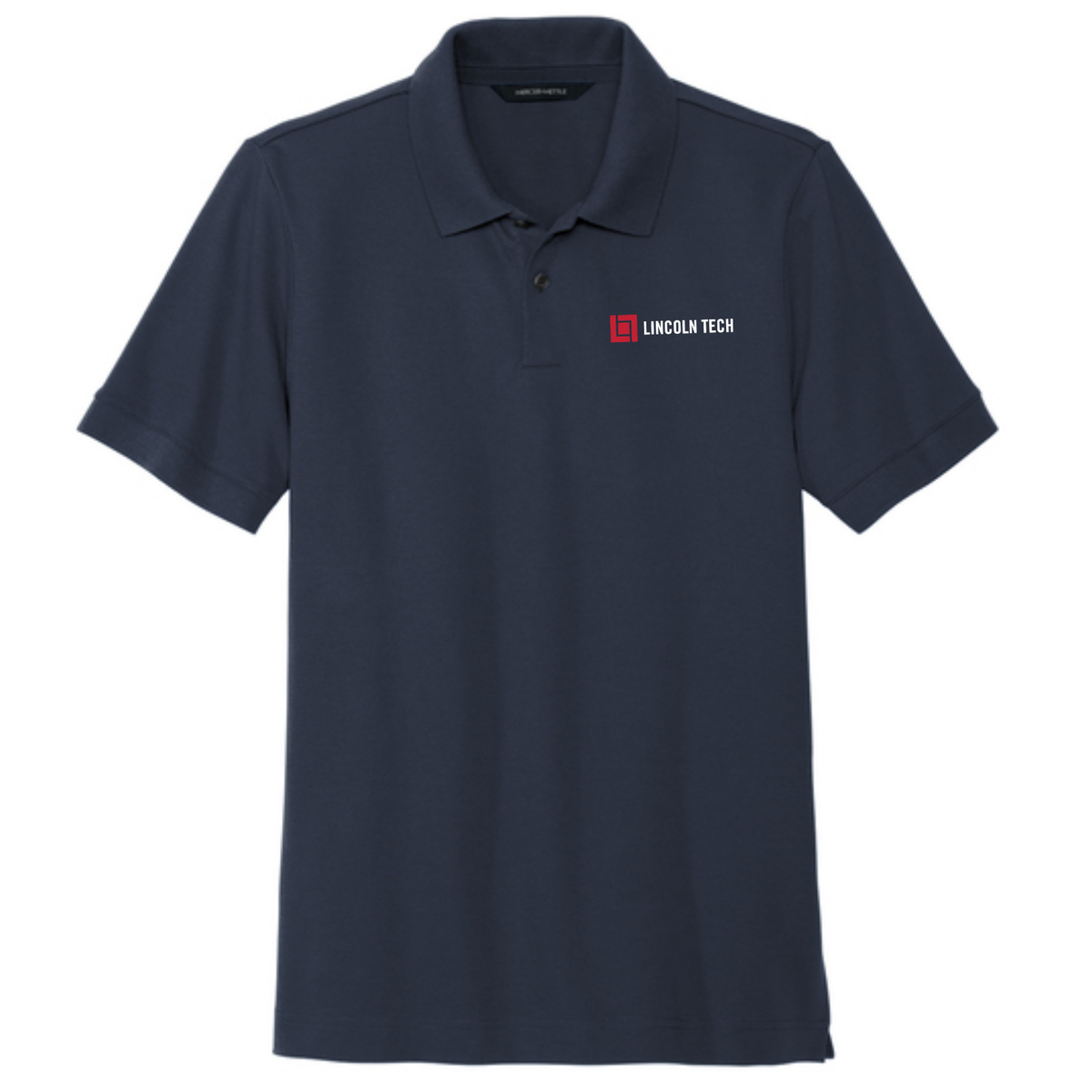 LINCOLN TECH Mercer+Mettle® Stretch Heavyweight Pique Polo - Navy