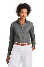 Load image into Gallery viewer, EUROPHIA Brooks Brothers® Women’s Wrinkle-Free Stretch Pinpoint Shirt - Deep Black
