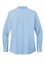 Load image into Gallery viewer, EUROPHIA Brooks Brothers® Women’s Wrinkle-Free Stretch Pinpoint Shirt - Newport Blue
