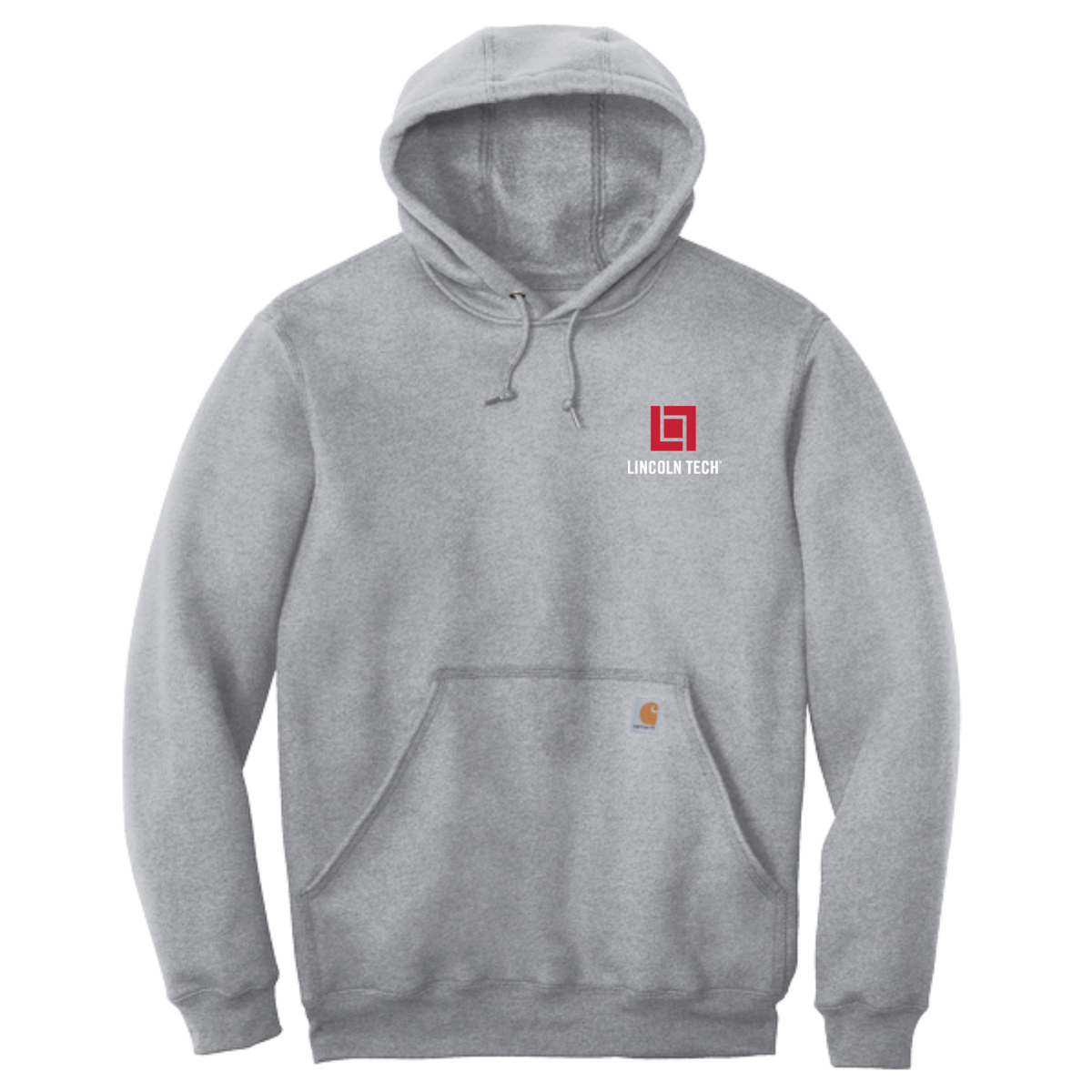 LINCOLN TECH Carhartt® Midweight Hooded Sweatshirt - Heather Grey