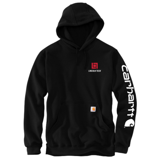 LINCOLN TECH Carhartt® Midweight Hooded Logo Sweatshirt - Black