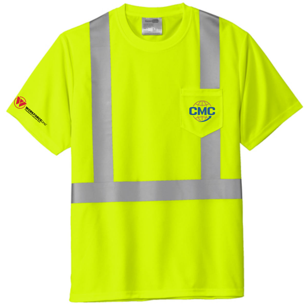 CMC WORKFORCE CornerStone® ANSI 107 Class 2 Mesh Tee - Safety Yellow