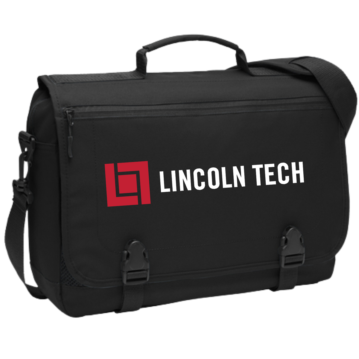 LINCOLN TECH Port Authority® Messenger Briefcase - Black