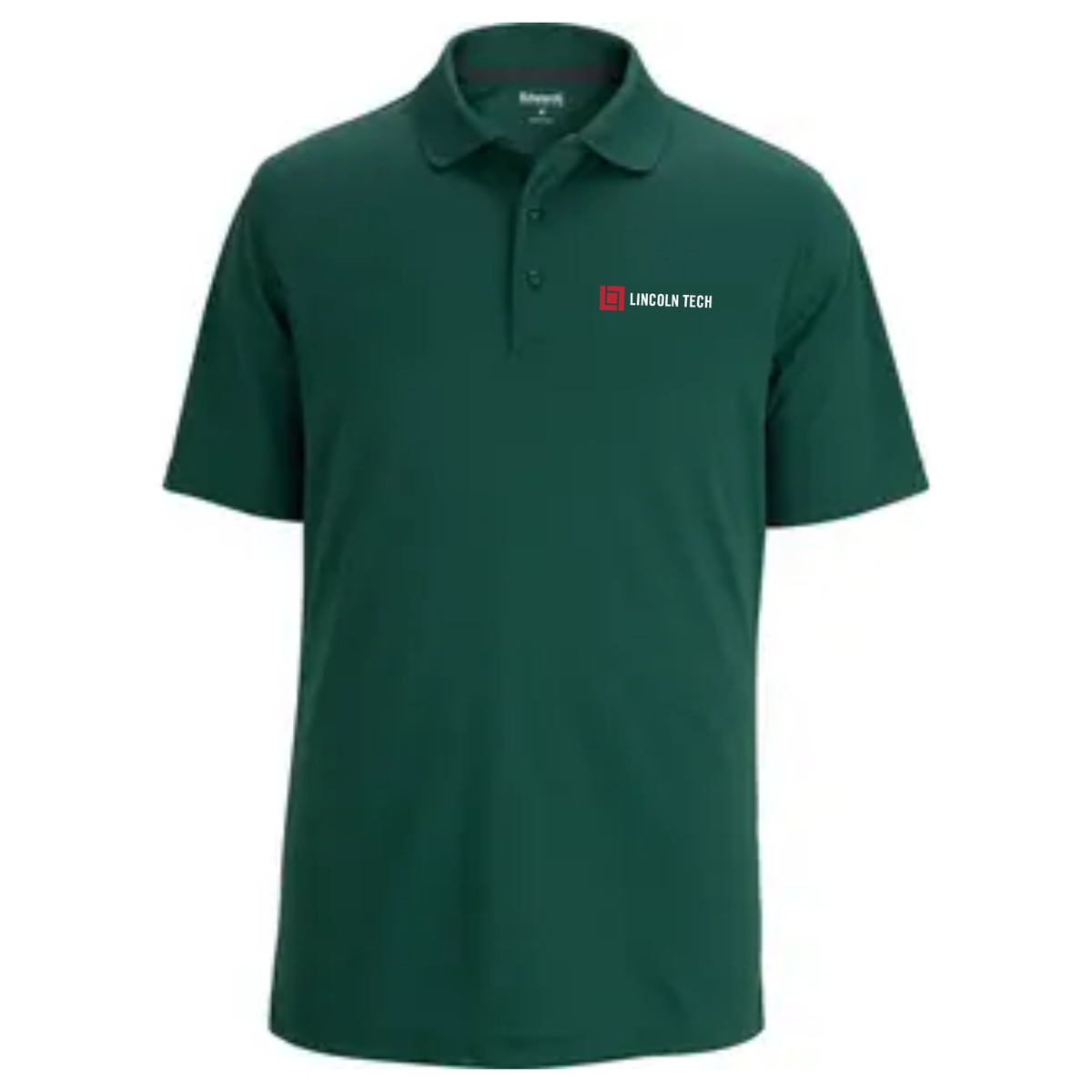 LINCOLN TECH Hi Performance Mesh Men's Polo - Hunter Green