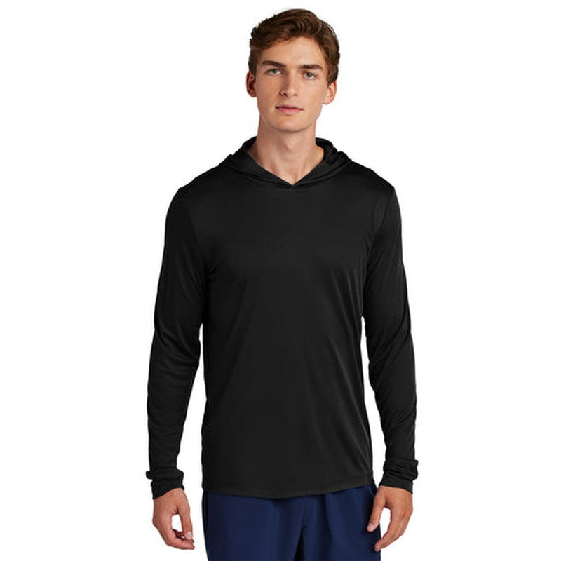 LINCOLN TECH - Sport-Tek® Posi-UV® Pro Long Sleeve Hoodie - Black