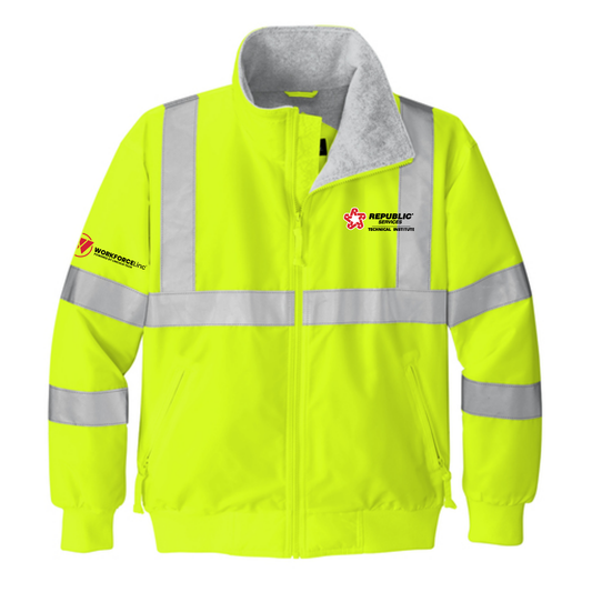 REPUBLIC SERVICES WORKFORCE Port Authority® Enhanced Visibility Challenger™ Jacket with Reflective Taping - Safety Yellow