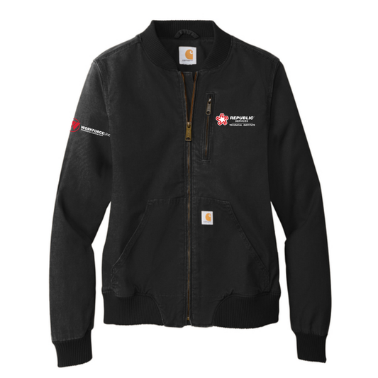 REPUBLIC SERVICES WORKFORCE Carhartt® Women’s Rugged Flex® Crawford Jacket - Black