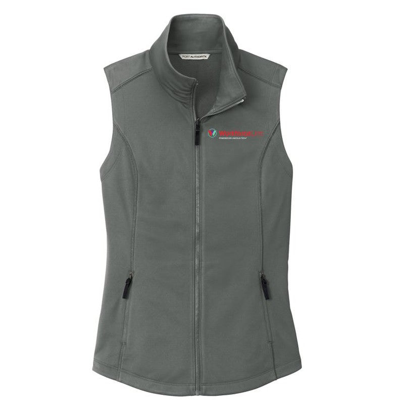 WORKFORCE Port Authority® Ladies Collective Smooth Fleece Vest - Graphite