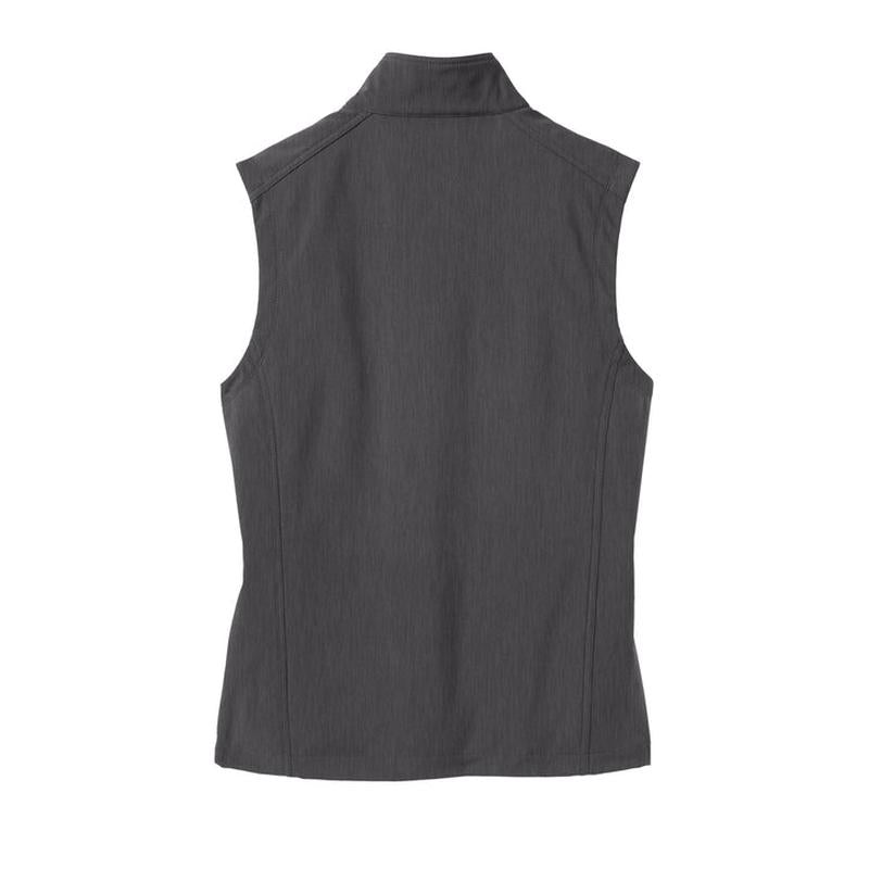 LINCOLN TECH Port Authority® Core Soft Shell Vest - Black Charcoal Heather