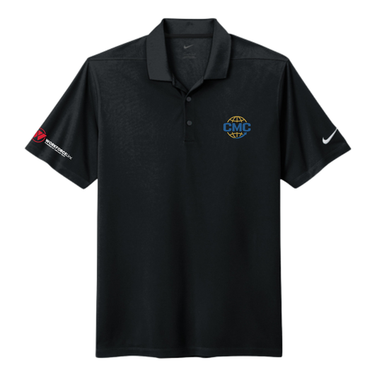 CMC WORKFORCE Nike Dri-FIT Micro Pique 2.0 Polo - BLACK